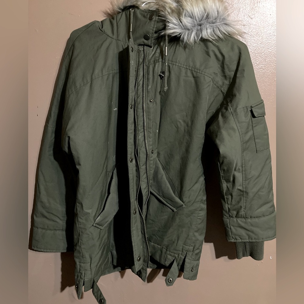 H&M Fur-hood Parka xs